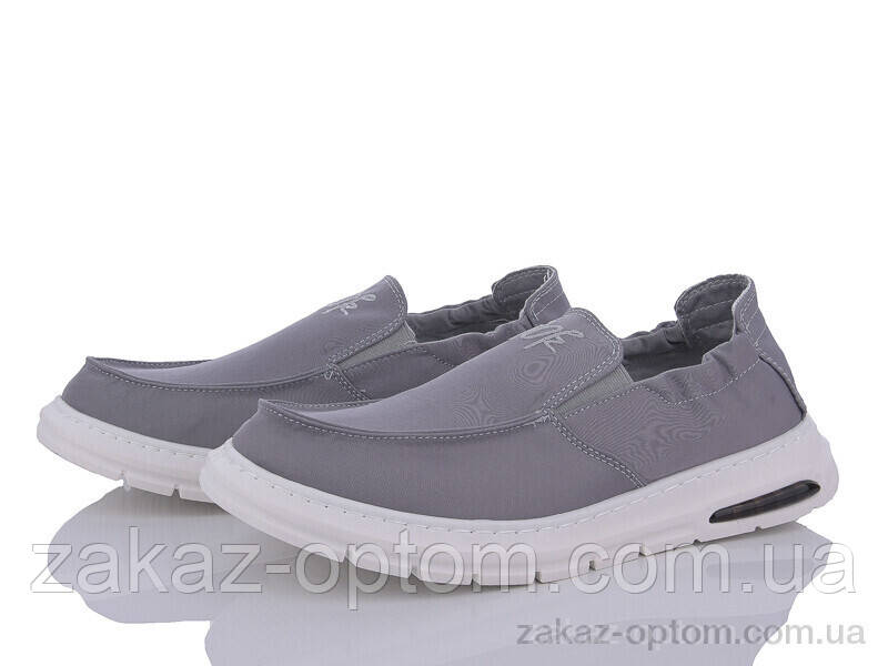 Туфлі чоловічі весна-осінь (8 пар р.40-44) 7705 grey