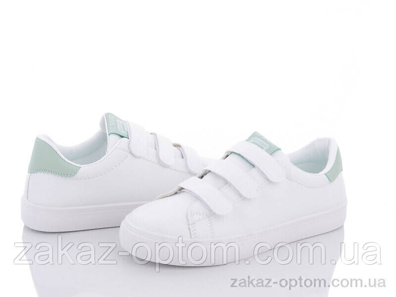 Кросівки жіночі весна-осінь (5 пар р.36-41) Y116(4775) white-green