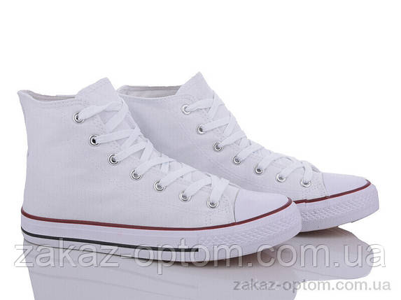 Кеди жіночі весна-осінь (8 пар р.36-41) 777-2 white, фото 1
