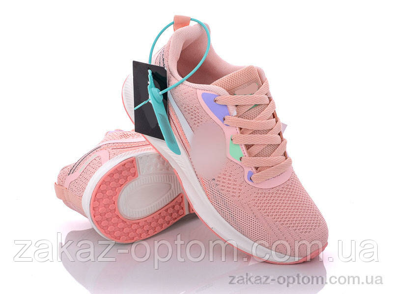Кросівки жіночі весна-осінь (5 пар р.36-40) Z16(2068) pink