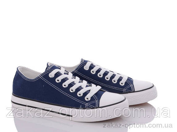 Кеди жіночі весна-осінь (8 пар р.36-41) 888-01-2 navy, фото 1