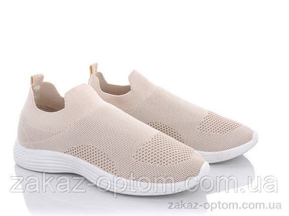 Кросівки жіночі літо (8 пар р.36-41) 190-0-3 beige, фото 1