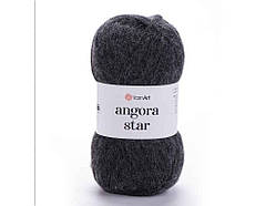 Пряжа Angora Star графіт 80% акрил 20% бавова 500 м 100 г 5 шт./пач. 359 ТМ YarnArt