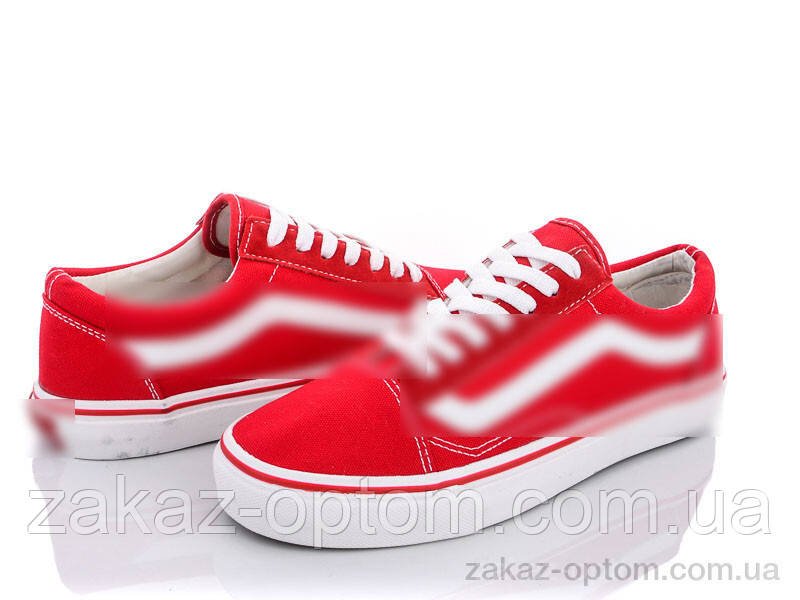 Кеди чоловічі весна-осінь (6 пар р.40-44) S5(A801) red-white