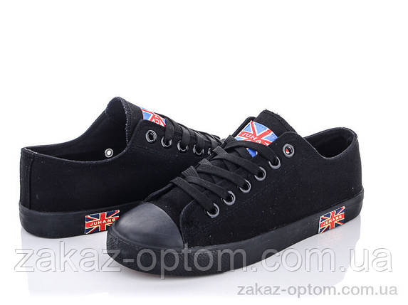 Кеди жіночі весна-осінь (6 пар р.35-40) G13-113 black, фото 1