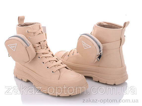 Кеди жіночі весна-осінь (8 пар р.36-41) 20-884-3 khaki, фото 1