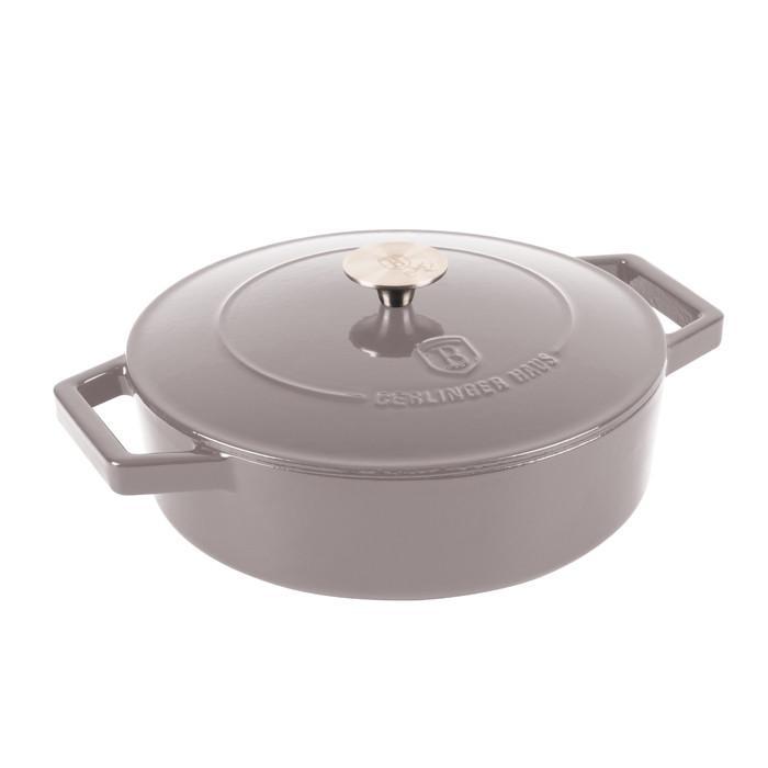 Каструля чавунна 26 см 2,57 л Berlinger Haus Taupe Collection (BH-6527)