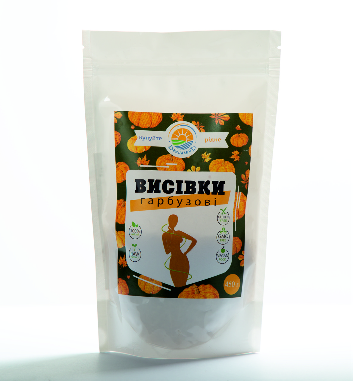 Висівки з насіння гарбуза (клітковина) Десналенд 450 г