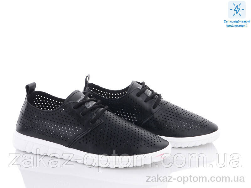 Кросівки жіночі літо (8 пар р.36-41) 9-760 black