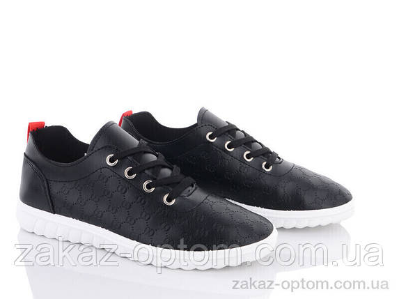 Кросівки жіночі весна-осінь (8 пар р.36-41) 9-765 black, фото 1
