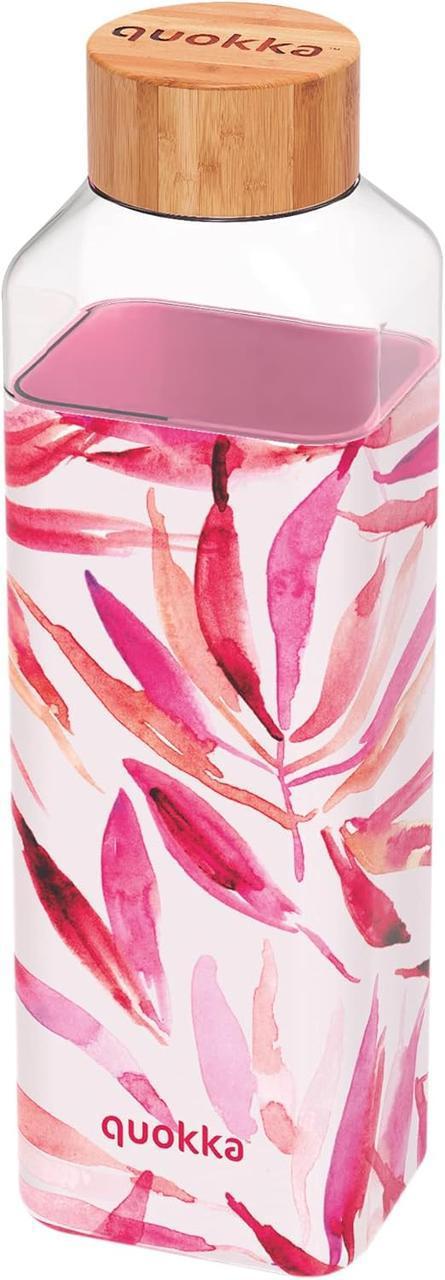 Пляшка для води 700 мл Quokka Watercolor Flora (40027)