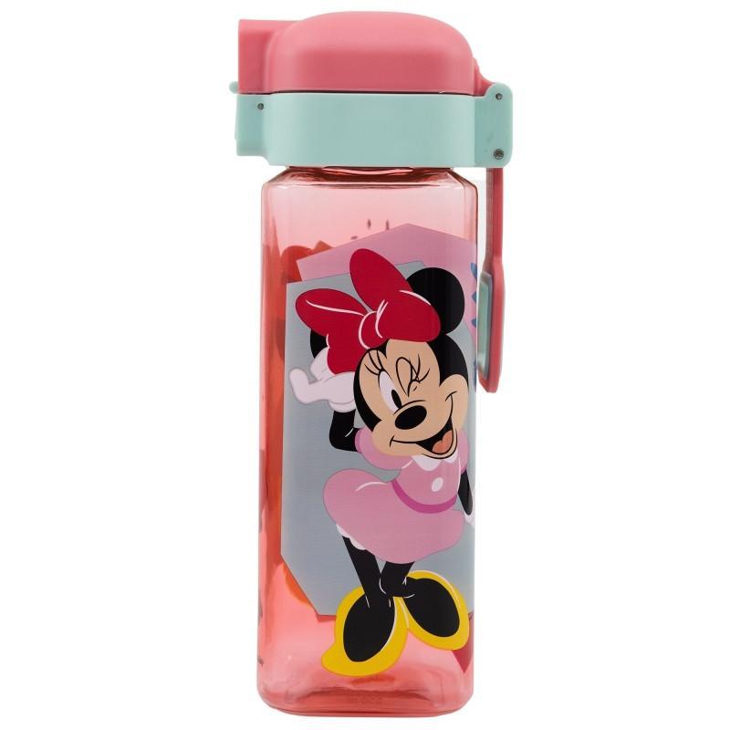 Пляшка квадратна для води дитяча 550 мл Stor Minnie Mouse (74402)