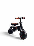 Велосипед-біговел 3в1 з батьківською ручкою та піддашком Royal Leather Trike 105-2 фірмовий велосипед-біговел, біговел для дитини, фото 6
