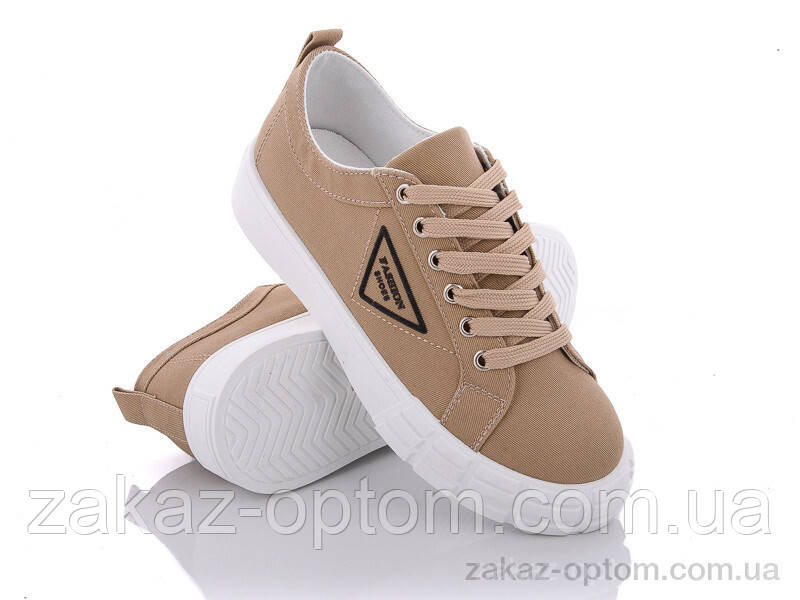 Кросівки жіночі весна-осінь (8 пар р.36-41) 20-875 khaki