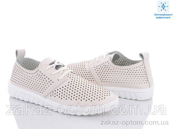 Кросівки жіночі літо (8 пар р.36-41) 9-760 beige, фото 1