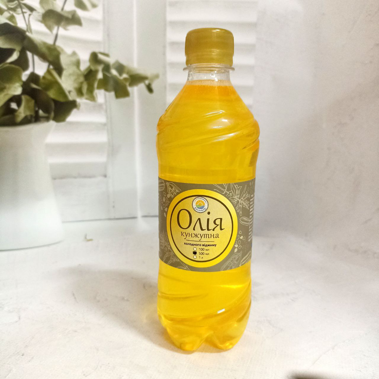 КУНЖУТНА олія з БІЛОГО насіння ТМ Десналенд, 0.5 л, фото 1