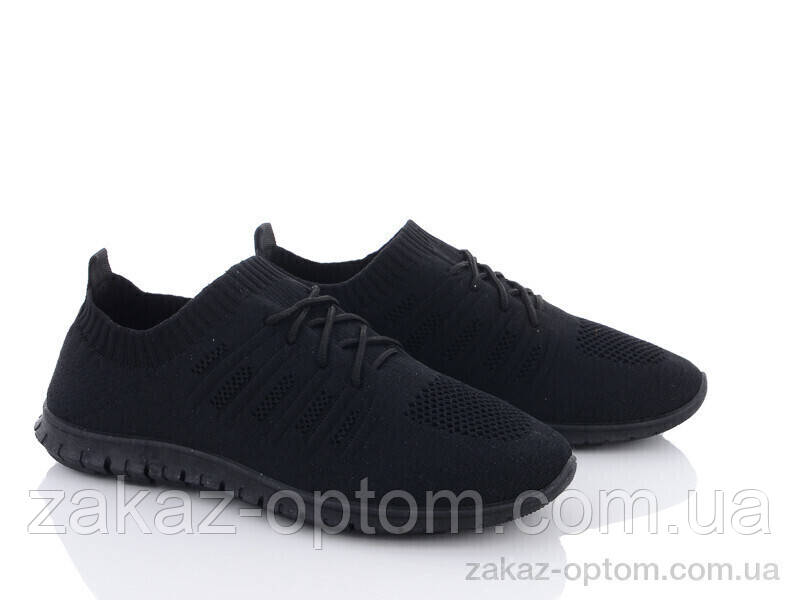 Кросівки жіночі літо (8 пар р.36-41) 20-650 all black