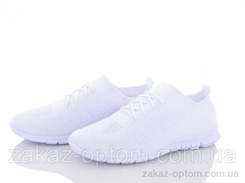 Кросівки жіночі літо (8 пар р.36-41) 20-650 all white