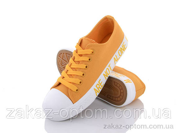 Кеди жіночі весна-осінь (8 пар р.36-41) 888-3 yellow, фото 1