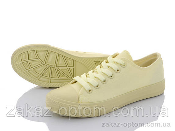 Кеди жіночі весна-осінь (8 пар р.36-41) 888-2 yellow, фото 1