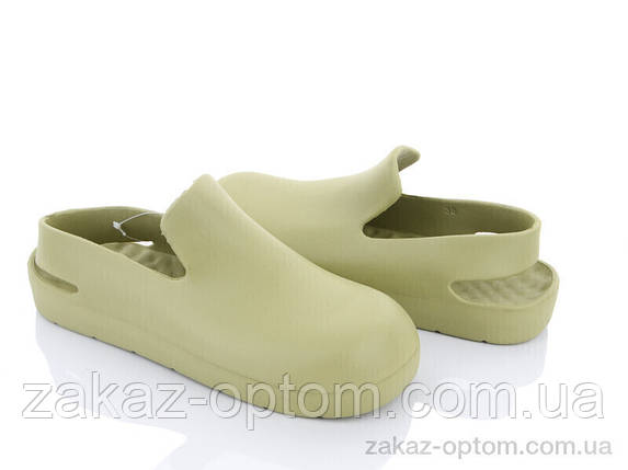Крокси жіночі літо (8 пар р.36-41) W402-11 green, фото 1