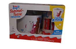 Подарунковий набір Kinder з чашкою та солодощами Riegel Sammel-Tasse Fun Edition