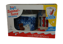 Подарунковий набір Kinder з чашкою та солодощами Riegel Sammel-Tasse Fun Edition