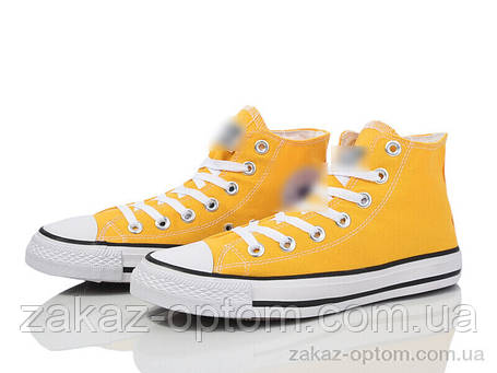 Кеди жіночі весна-осінь (8 пар р.36-41) HD52-B602-4 yellow, фото 1