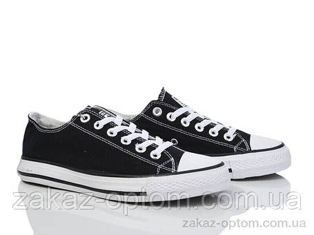Кеди жіночі весна-осінь (8 пар р.36-41) HD54-B601-1 black, фото 3