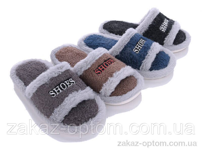 Тапки дитячі весна-осінь (24 пар р.36-41) XRY66 mix