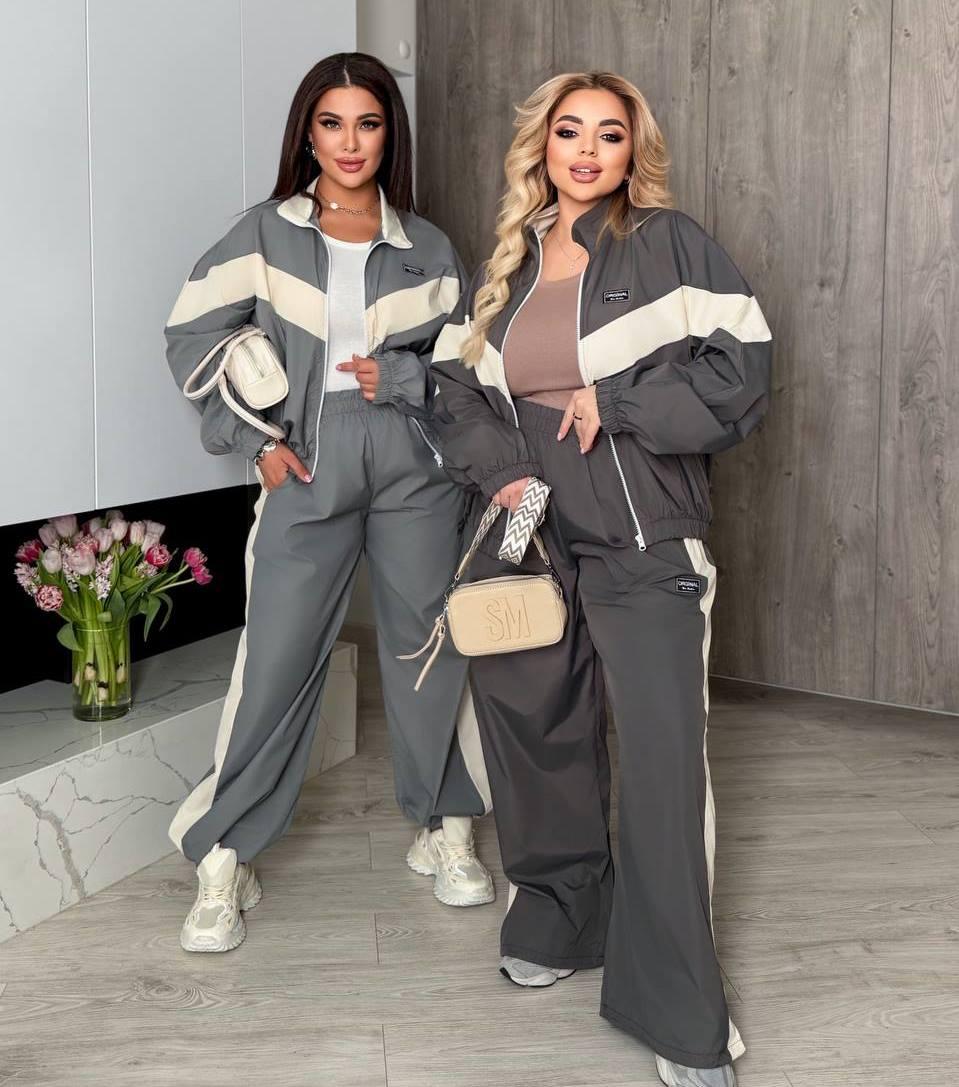 Костюм трендовий з плащової тканини 8743, фото 1