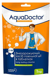 AquaDoctor C90T-1 (Вага 1 кг) Повільний Хлор, (200г x 5 шт.)
