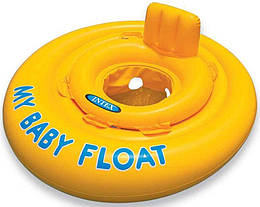 Intex 59574 (Діаметр 67 см) Надувний пліт Мій Дитячий поплавець