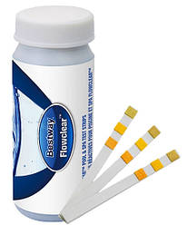 Bestway 58142 — Тестові смужки: ph, Cl і жорсткість. 50 шт.