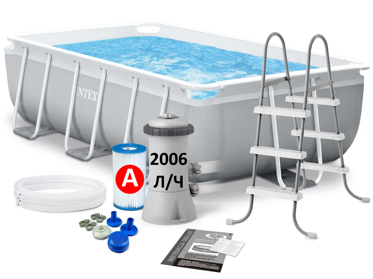 Intex 26784 (300 x 175 x 80 см) Каркасний басейн Prism Frame Pool