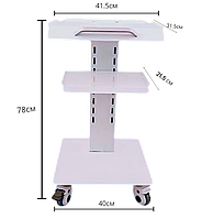 Мобільний столик лікаря-стоматолога з вбудованими розетками