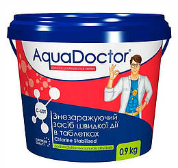 AquaDoctor C60T-09 (Вага 0,9 кг) Швидкий (шоковий) Хлор (20г x 50шт)