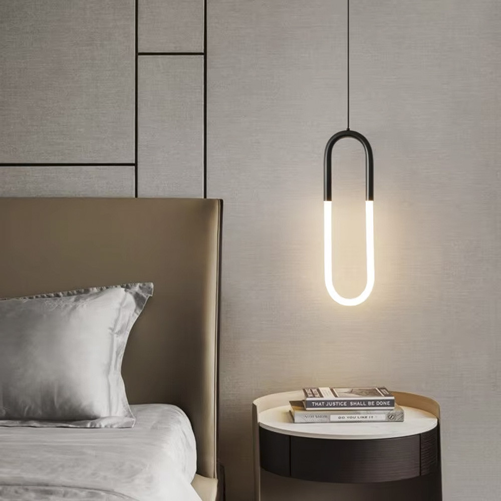 Підвісний Led світильник 15 Вт овальної форми в чорному кольорі ALG 21120/1BK, фото 1