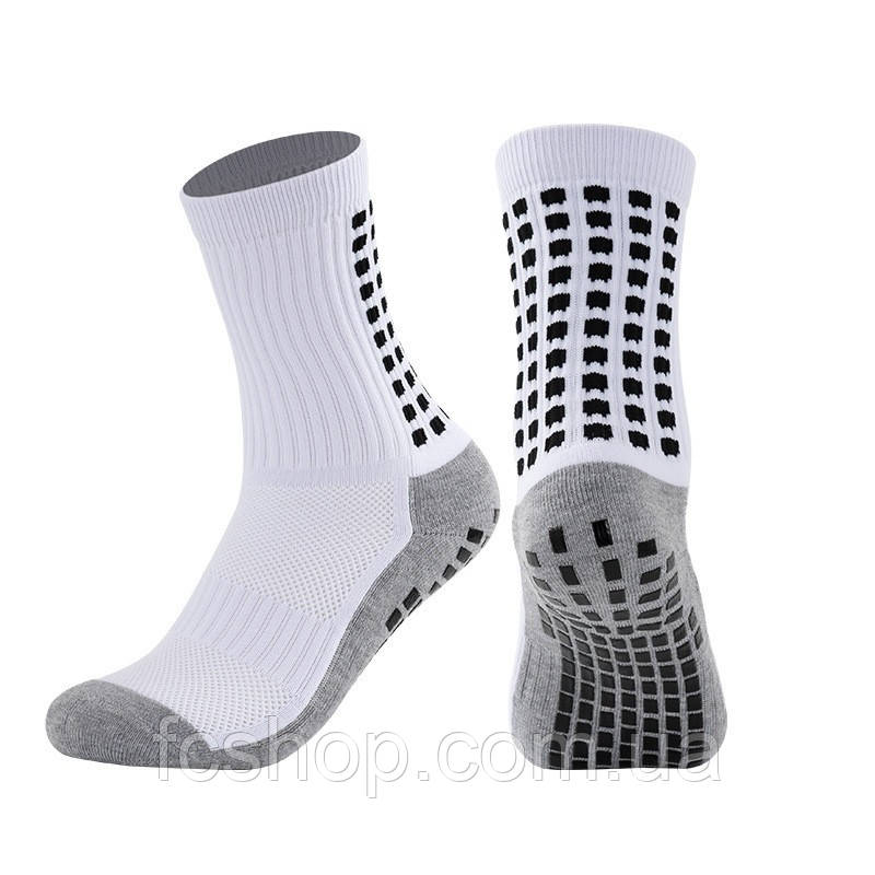 Шкарпетки тренувальні Trusox білі — сірі 14032025-WG, Білий, Розмір (EU) — 33-39