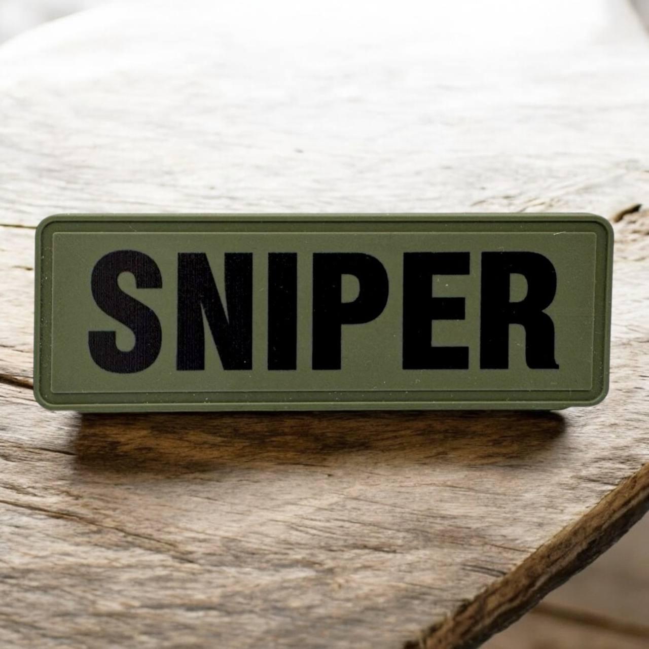 Шеврон Снайпер на липучці пвх