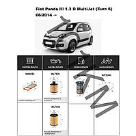 Комплект фільтрів Fiat Panda III 1.3 D MultiJet (Euro 6) (2014-) WIX