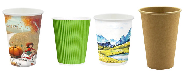 види паперових стаканчиків