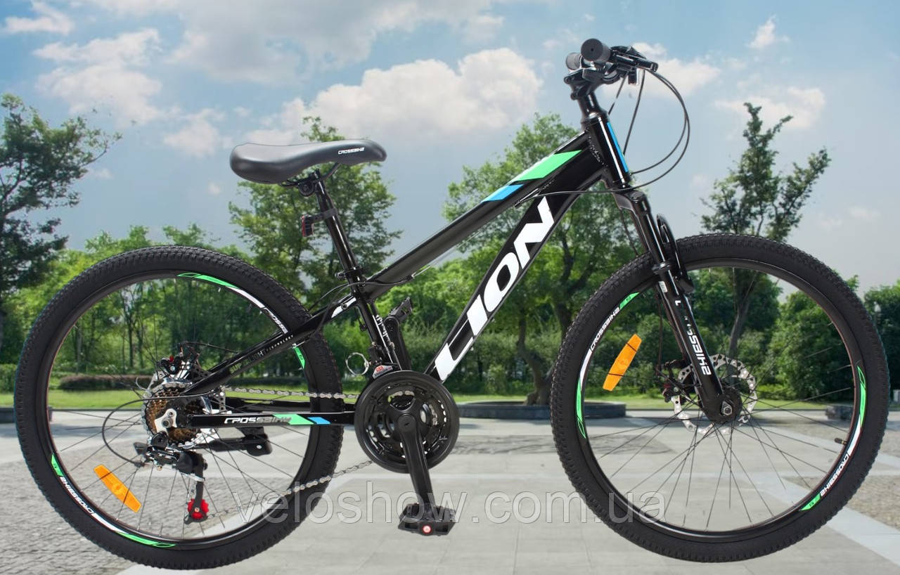 Алюмінієвий підлітковий 24 Lion гірський велосипед Crossbike