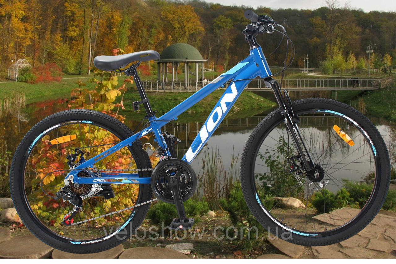 Алюмінієвий підлітковий 24 Lion гірський велосипед Crossbike 2025