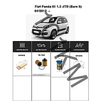 Комплект фільтрів Fiat Panda III 1.3 JTD (Euro 5) (2012-) WIX