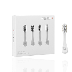 Насадки для звукової зубної щітки (4шт) MEDICA+ ProBrush 7.0 Compact
