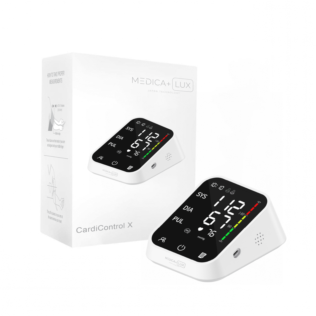 Універсальний Тонометр MEDICA+ LUX CardiControl X (Japan)
