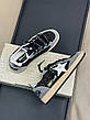Жіночі білі чорні шкіряні кросівки Golden Goose Super-Star з чорною зіркою білі кеди, фото 8