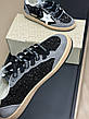 Жіночі білі чорні шкіряні кросівки Golden Goose Super-Star з чорною зіркою білі кеди, фото 9