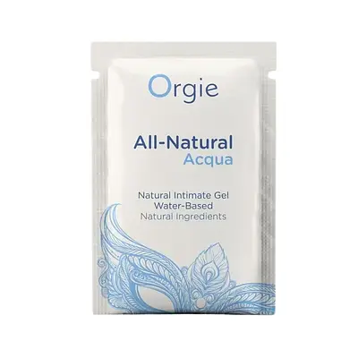 САШЕТ/Лубрикант на водній основі гладкий та шовковистий ALL-NATURAL Acqua, 2 мл Orgie